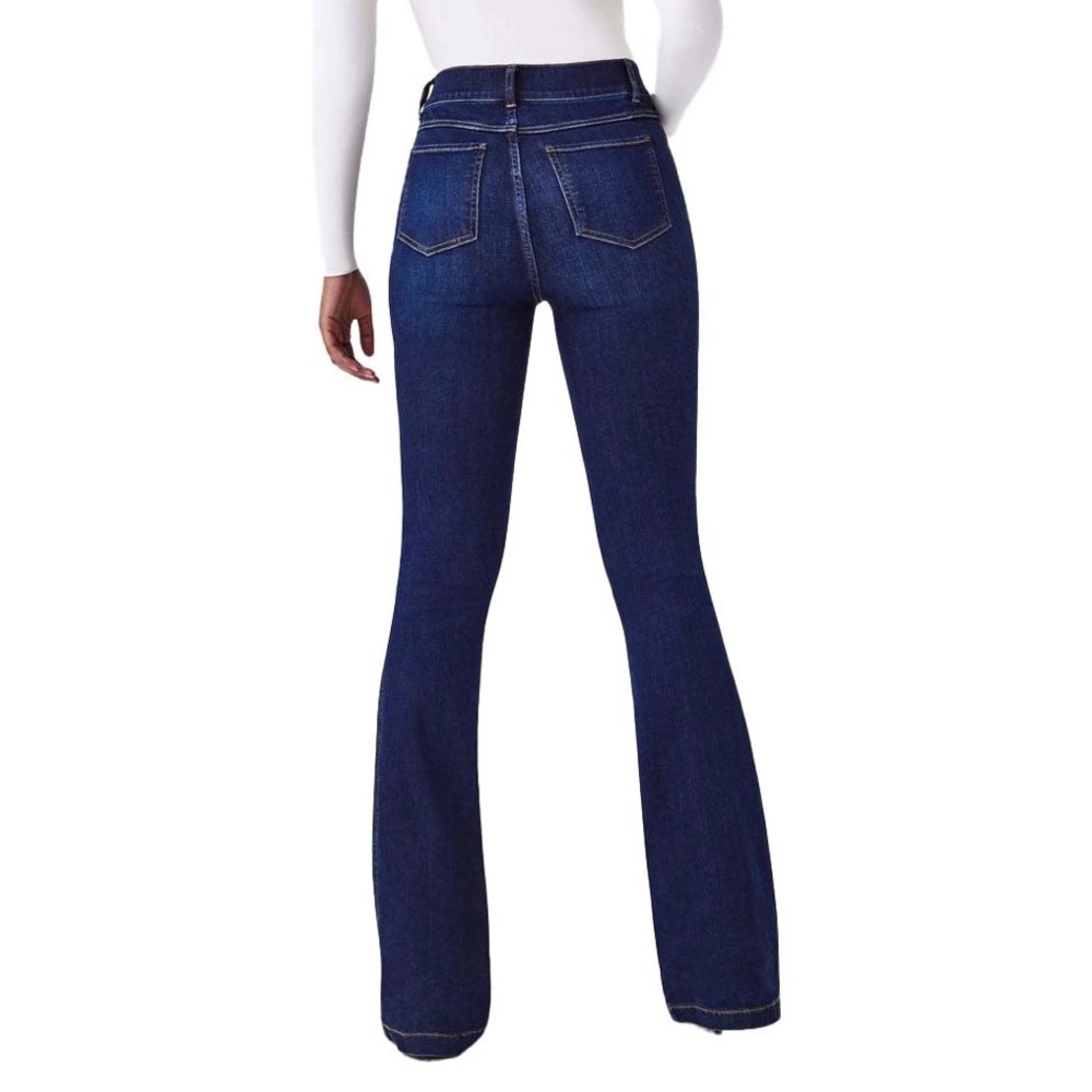 Spanx High Rise Flare Jeans (size small petite) EUC - Picture 3 of 12